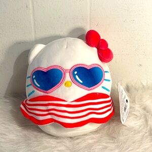 NWT Summer Hello Kitty Squishmallow sunglasses striped dress sanrio